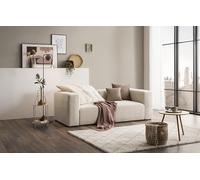 DOMO. collection Sofa Adrian, Modul-Sofa, 2-Sitzer aus Zwei Ecksesseln, Bigsofa, Modul-Couch, 2 Einzel-Polsterelemente, 2er Couch, 216 x 108 x 69 cm (BxTxH), Creme