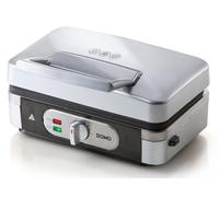 domo croque-gaufre-grill 3en1 1000w argent/noir do9136c