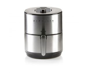 Domo DELI FRYER XL Unique 4 L Autonome Friteuse d'air chaud Noir, Acier inoxydable