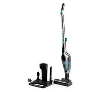 DOMO DO249SV Aspirateur-Balai 2-en-1 - Aspirateur Balai sans Fil - Filtration Efficace à 99,99% - Écran Tactile Intelligent LED - 21,6V - 0,55L - Bleu/Noir