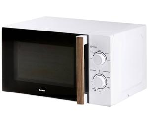 DOMO DO2720 Micro-ondes blanc, bois 700 W fonction minuteur