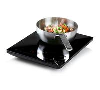 DOMO DO332IP - Plaque à induction 1 feu - 2000W - Touchscreen - Minuteur numérique 3h - 8 niveaux de puissance - 20cm