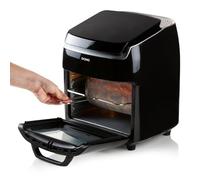 DOMO DO534FR Air Fryer - 3 en 1 Friteuse à Air, Four à fonction rotative et Déshydrateur - 8 programmes automatiques - 10L - 1800W - Noir