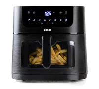 DOMO Deli-freyer Friteuse à air chaud 1800 W avec écran, revêtement anti-adhésif, protection con