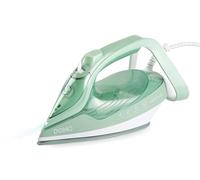 DOMO DO7059S SensiGlide Fer à Repasser Vapeur - Double semelle en céramique - Débit vapeur 50g/min - Fonction pressing - 400ml - 2830 W - Bleu/vert