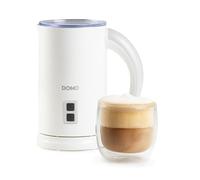 DOMO Mousseur à lait DO731MF – 3 fonctions (mousse chaude/froide et lait chaud) 240 ml Blanc