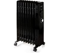 Domo DO7327R Radiateur à huile, appareil sur pied, 2000 watts, 3 niveaux de chauffage, thermostat