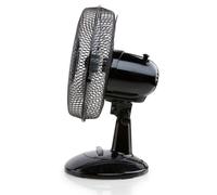 Domo - Do8138 - Ventilateur De Table 23 Cm Noir - Aubes Transparentes - 2 Vitesses + Oscillant !