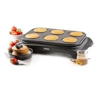 Crêpière DOMO Family Crêpes - DO8709P - 6 personnes - Revêtement Antiadhésif - 1000W