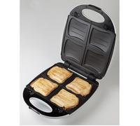DOMO DO9046C Blanc Gaufrier et appareil a Croque-monsieur - 1200W