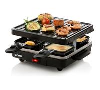 DOMO DO9147G Noir Appareil à Raclette Grill just us - 4 personnes - 600W