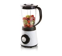 DOMO DO9203BL Blender avec bol de 1,5 L en plastique sans BPA - 500 W - blanc