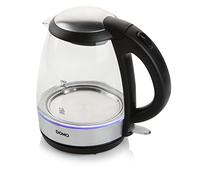Domo DO9218WK bouilloire 1,2 L 2200 W Noir, Argent