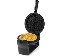 DOMO DO9223W Gaufrier revêtement antiadhésif, lampe témoin Noir, 1000 W (DO9223W)