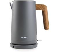 Bouilloire électrique - DOMO - DO9268WK - 2200 W - 1,7 L - Socle 360° - Noir / Bois
