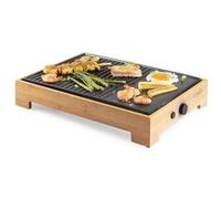 DOMO DO9271G électrique Barbecue voyant lumineux, revêtement anti-adhésif bois, noir