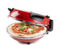 DOMO DO9284PZ Four à pizza « My Express Pizza » rouge - pierre en céramique