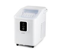 DOMO DO9292IB Machine à Glaçons Automatique avec Cuillère à Glace - 8 glaçons en 9 minutes - Réservoir 0,8L - 120W - Capacité de 12 kg/jour - Pour la maison, la cuisine, le bureau - Blanc