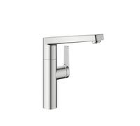 Domo E3 ,Mitigeur à Levier Unique, Acier Inox