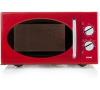 DOMO Four a micro-ondes rétro (25L / 900W), rouge DO2925