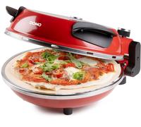 DOMO Four a pizza pour pizza fraîche, rouge ( 1200 W/ 32 cm) DO9284PZ