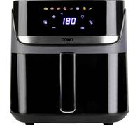 DOMO Friteuse à air chaud 2800 W noir, argent