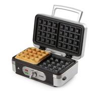 DOMO Gaufrier - grill de contact - appareil a sandwich, 3 en 1, D'une puissance de 1000 W,