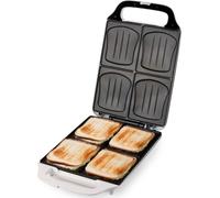 DOMO Grille-pain à sandwich XXL 1800 W Blanc DO9064C