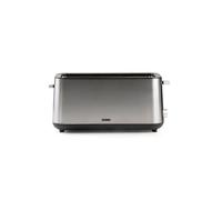 DOMO Grille-pain DO967T 2 fentes 1350W inox pour 4 toasts avec grille viennoiseries intégrée
