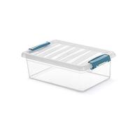 Domo Lot de 2 boîtes en kraft transparent 4 l 29 x 19 x 10,5 cm