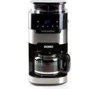 Domo - Machine à café Domo Grind and Brew, digitale, 1.5 litres, noir