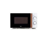 Four micro-ondes DOMO DO2720 - 20L - 700W - Minuterie 35mn - Fonction décongélation - L44 x P35,8 x H 25,8 cm - Blanc finition bois