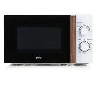 DOMO DO2720 Micro-ondes blanc, bois 700 W fonction minuteur
