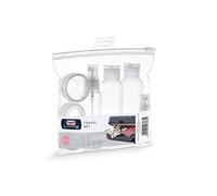 DOMO PACK LIVING Set porte-liquides de voyage 18,5 x 16,5 cm