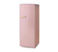 DOMO Réfrigérateur double porte rétro vintage DO91708R rose 144 cm CL. D