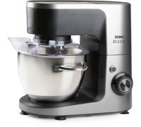 DOMO Robot pâtissier multifonction Delicioso DO9293KR 1200 W 4,5 L 8 vitesses + Pulse Gris/Noir