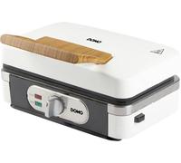 DOMO SANDWICH-WAFFEL-GRILL 3-IN-1 POWDER WHITE Machine à croque-monsieur blanc