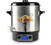 DOMO Stérilisateur inox LCD - 2 ouvertures - robinet inox (27 l / 2000W) DO42329PC
