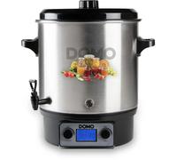 DOMO Stérilisateur inox LCD - 2 ouvertures - robinet plast. DO42328PC