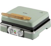 DOMO WAFFELMAKER Gaufrier vert cendré