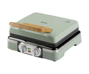 DOMO WAFFELMAKER Gaufrier vert cendré