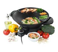domo wok electrique 5,5l 1800w noir do.8708