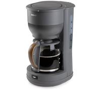 Domo Wood You Semi-Automatique Machine À Café Filtre 1,25 L Gris
