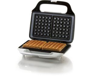 DOMO XL Gaufrier a gaufres belges, grande plaque de cuisson (250 x 150 mm) 900W, DO9133W