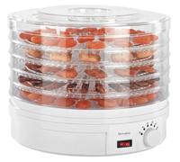 domoclip déshydrateur fruits et légumes 5 plateaux 245w dom202