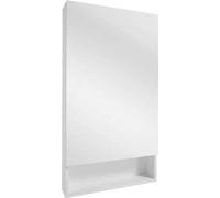 DomoDomo armoire de salle de bain avec miroir suspendu blanc 50x90 cm Lupo