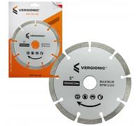 DomoDomo Disque à tronçonner diamanté pour béton, disque à tronçonner segmenté de 125 mm - Disque diamant de qualité supérieure pour une coupe précise - Disque de coupe en béton robuste pour des