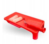 DomoDomo Flock Kit de peinture avec bac + 2 rouleaux de 10 cm + poignée, taille moyenne