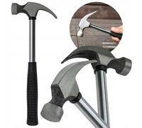 Domodomo Marteau de cordonnier 25 cm avec poignée en métal antidérapant en acier pour le travail du bois, les clous, outil de charpentier