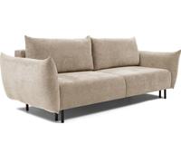 DomoHome Canapé ADEL Canapé-lit moderne avec espace de rangement et coussins en silicone Ressorts ondulés Idéal pour le salon Pieds métalliques Mousse PUR 145x200cm Surface de couchage Taille : 240x90